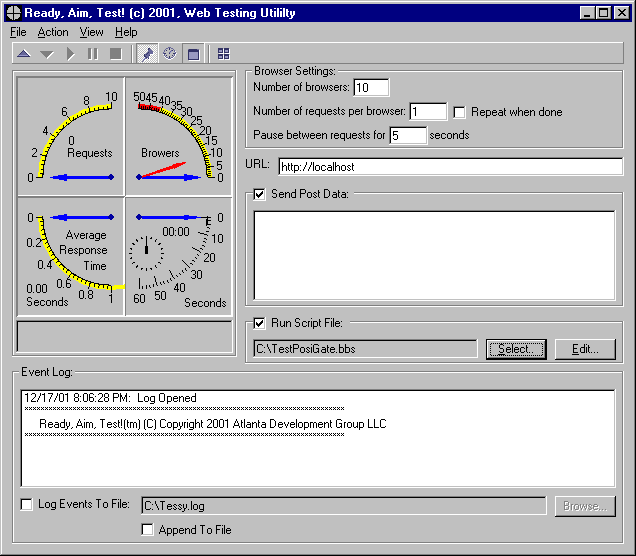 Ready, Aim, Test! Screenshot